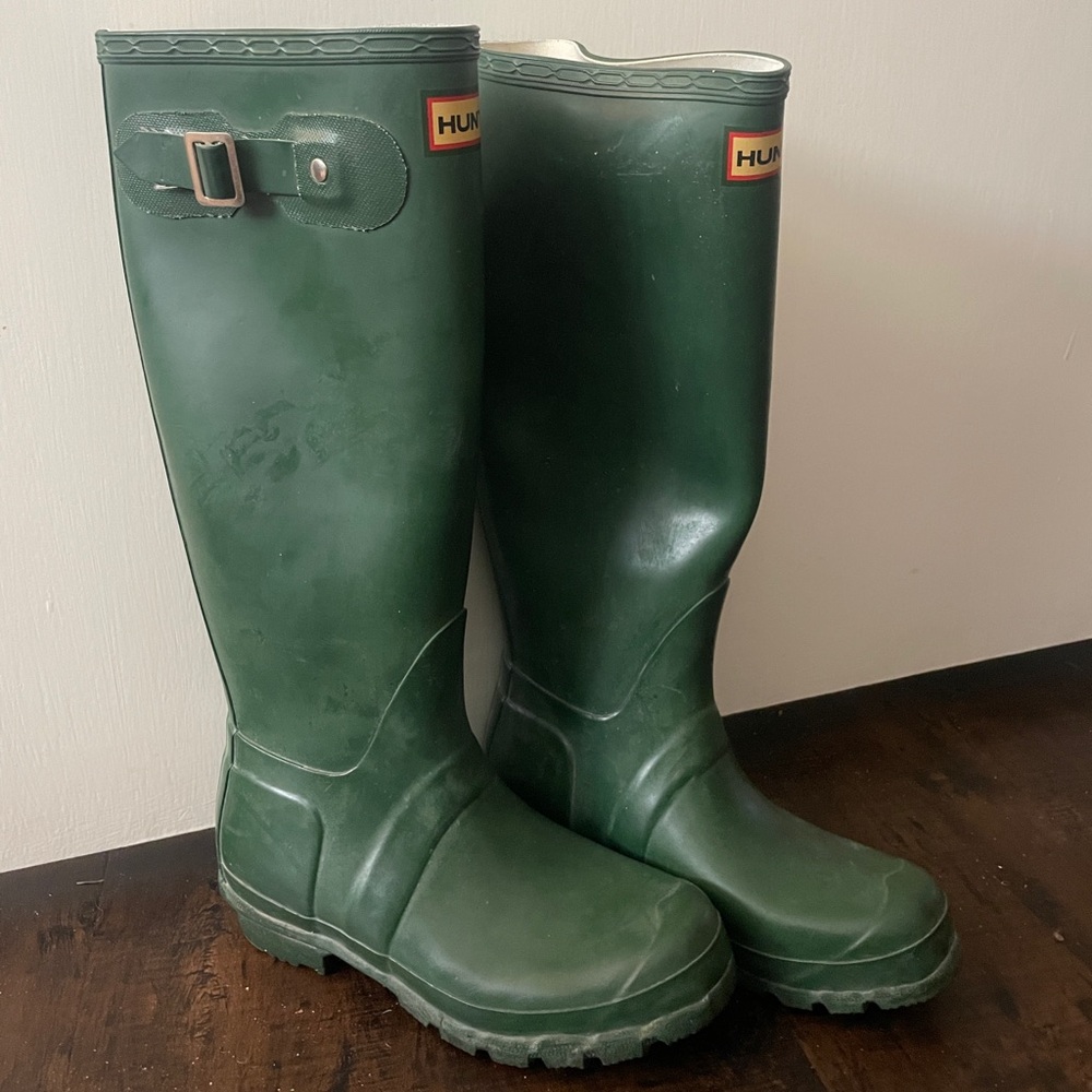 Hunter Womens Original Tall Classic Wellington Boots, US 5 (runs big)